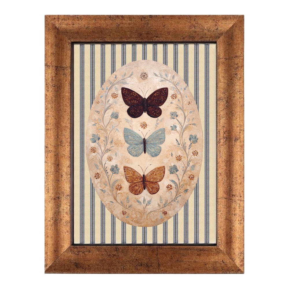 Vintage Butterfly Wall Art